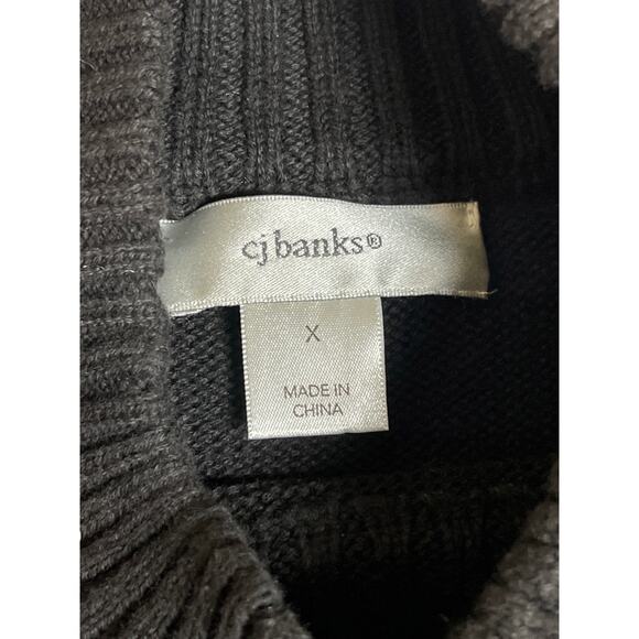 CJ Banks Women's Grandma Christmas Polar Bear & Cardigan Bird Novelty Sweater X - Picture 6 of 9